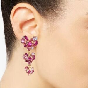 NWOT I.N.C earrings and cuff bangle set
